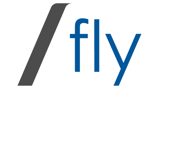 Stacked Main Logo on Gateway Blue